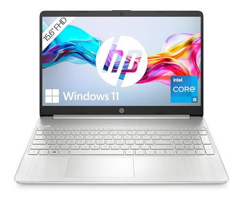 HP Laptop 15s-fq5655ng | 15,6" FHD Display | Intel® Core™ i5-1235U | 8 GB DDR4 RAM | 1 TB SSD | Intel® Iris® Xᵉ-Grafikkarte | Windows 11 Home | Silber