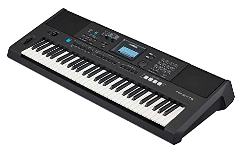 Yamaha PSR-E473, Home-Keyboard mit Netzteil, Notenhalter und umfangreichen Instrumentenklängen