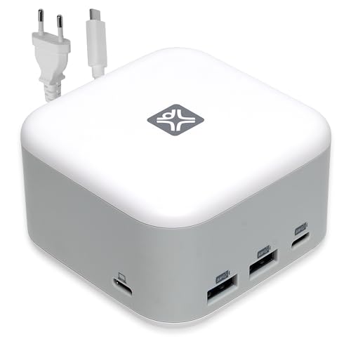 XtremeMac X-Cube Pro USB-C Dockingstation - Leistungsstarker 6-in-1 USB Hub mit 130W - Ideal für den modernen Setup