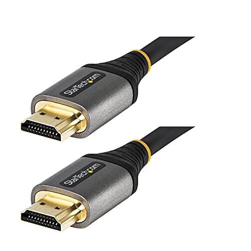 StarTech.com 1m HDMI 2.1 Kabel 8K - Zertifiziertes Ultra High Speed HDMI Kabel 48Gbit/s - 8K 60Hz/4K 120Hz HDR10+ eARC - UHD 8K HDMI Monitorkabel - Monitor/TV - Flexible TPE Ummantelung (HDMM21V1M)