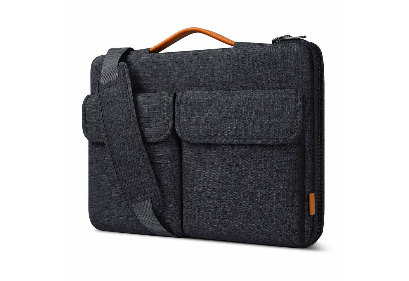 Inateck Laptop-Hülle Laptoptasche 14 Zoll 360° Schutz, mit abnehmbarem Schultergurt, Grau