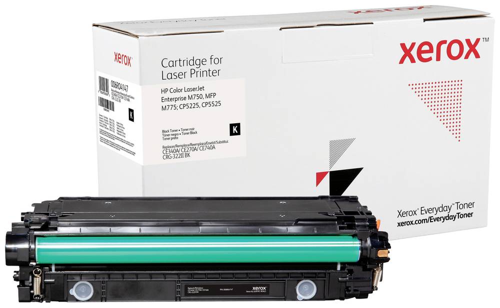 Xerox Everyday Toner Kompatibel für HP 651A/650A/307A, Schwarz, 13500 Seiten, CE340A/CE270A/CE740A