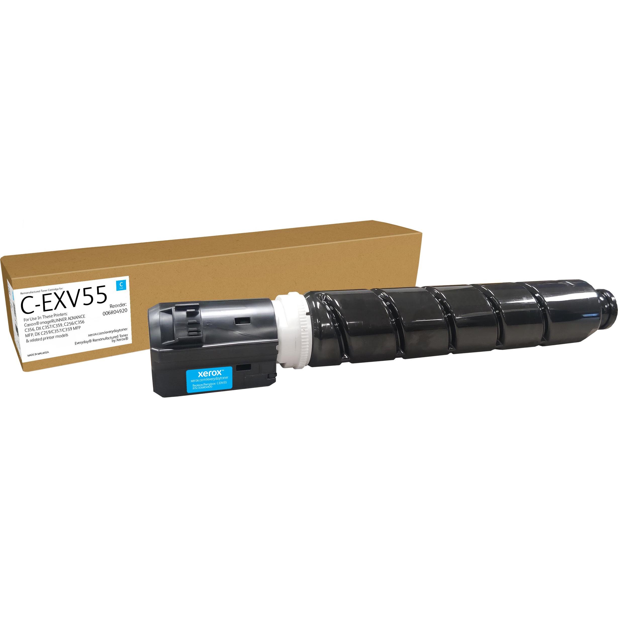 Xerox Everyday Remanufactured Toner, Cyan, hohe Druckleistung bis 18.000 Seiten, kompatibel mit Canon-Druckern