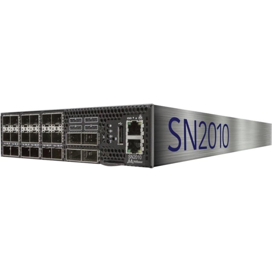 Mellanox SpctrmTM 100GbE 1U 18 SFP28 2Pwr P2C, Netzwerk Switch, Schwarz