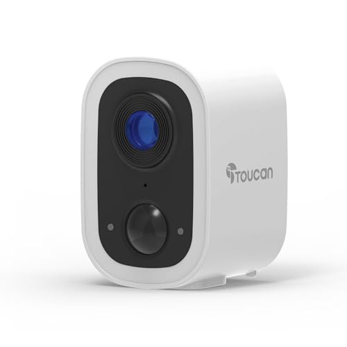 Toucan Wireless Outdoor Camera S4, Netzwerkkamera mit Nachtsicht und Wetterfestigkeit