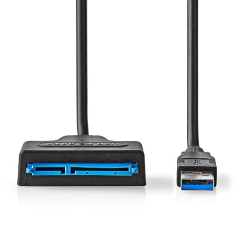 NEDIS Festplatten-Adapter | USB 3.2 Gen1 | 2.5" SATA Adapter | Stromversorgung über USB, LED-Aktivitätsanzeige, bis zu 6 Gbit/s 