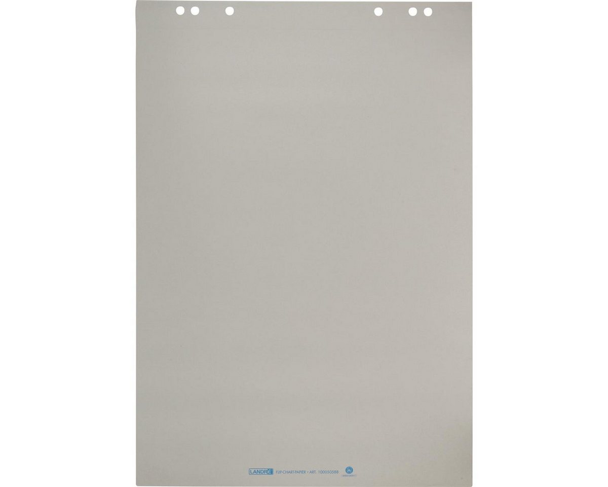 HAMELIN PAPERBRANDS Drucker- und Kopierpapier Landre Flipchartblock 100050588 68x99cm 20Bl gelblich, blau, 5 St./Pack.