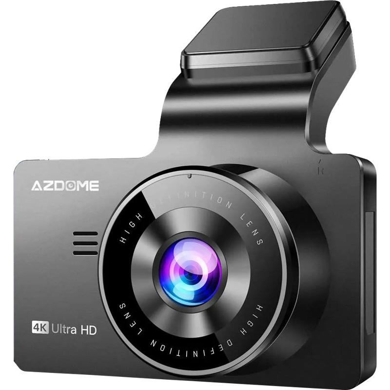 AZDome M63 True 4K Dashcam, 2CH mit 64 GB Speicher, Wifi, GPS, Schwarz