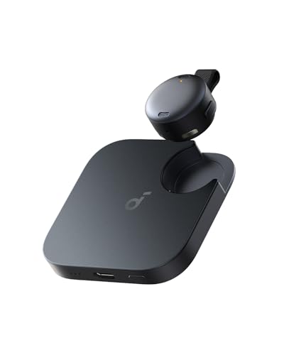 soundcore Work by Anker, tragbares KI-Diktiergerät mit 6 Monaten Pro-Abo gratis, KI-Transkription, kombinierte Meeting-Protokolle, Doppeltipp zum Markieren, MFi-zertifiziert, Datenschutz