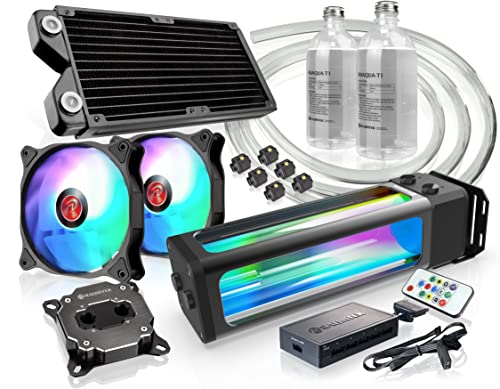 Raijintek Scylla Elite CA240 Wasserkühlungs-Set, Water Cooling Kit, All-in-one Liquid CPU Cooler Kit, Lüftern und Pumpe mit AGB, Fernsteuerung