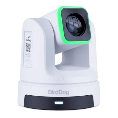 BirdDog X5 Ultra PTZ Kamera, 4K60 Bildqualität, AI Auto Framing, NDI-HX3, weiß