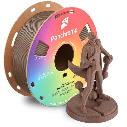 Polymaker Panchroma Matte PLA-Filament, mattes Armee-Braun, 1,75 mm, 1 kg, für FDM-3D-Drucker, verhedderungsfrei und feuchtigkeitsgeschützt