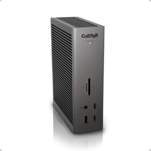 CalDigit TS5 Plus+, Thunderbolt 5 Dock mit 1m TBT5 Kabel und 330W PSU, EU-Version