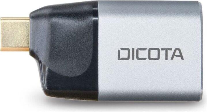 Dicota USB-C zu Mini DisplayPort Adapter mit 8K/100W Power Delivery, silber