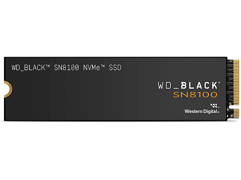 WD_BLACK™ SN8100 NVMe™ SSD, 1 TB, Lesegeschwindigkeit 14.900 MB/s, Schreibgeschwindigkeit 14.000 MB/s, interne M.2, PCIe Gen 5, mit Kühlkörper