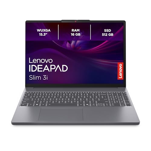 Lenovo IdeaPad Slim 3, 15.30" Notebook mit Intel Core i5-13420H, 16 GB RAM, 512 GB SSD, grau