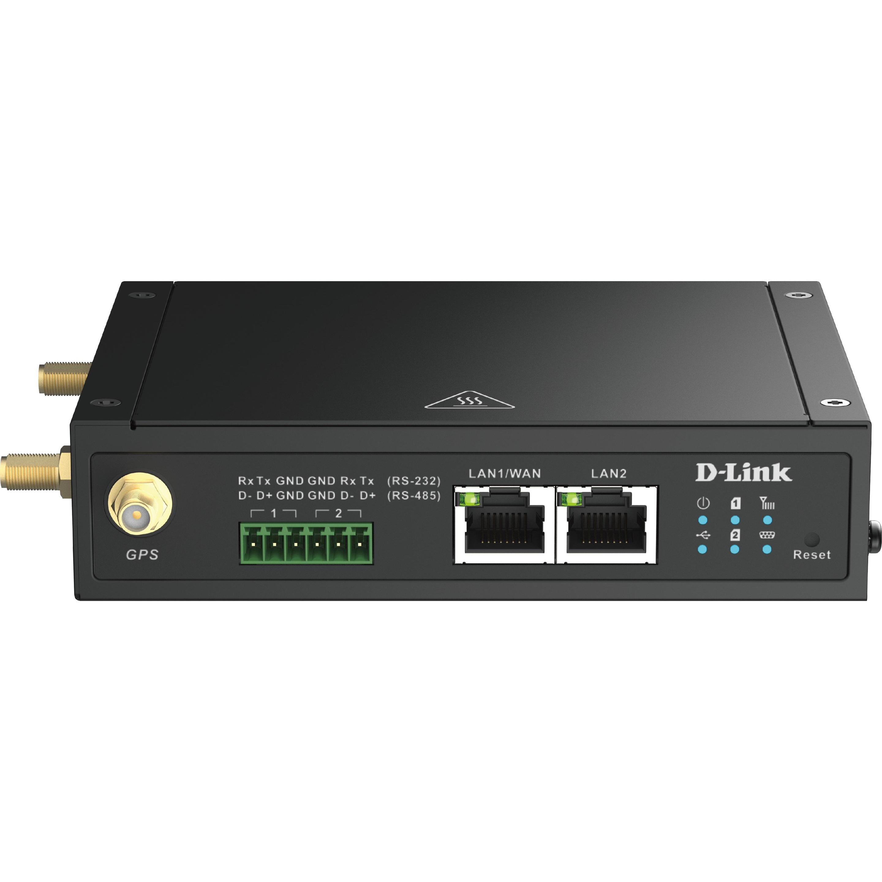 D-Link DOM-530-TSO, 4G LTE Router mit drei externen Antennen und ...