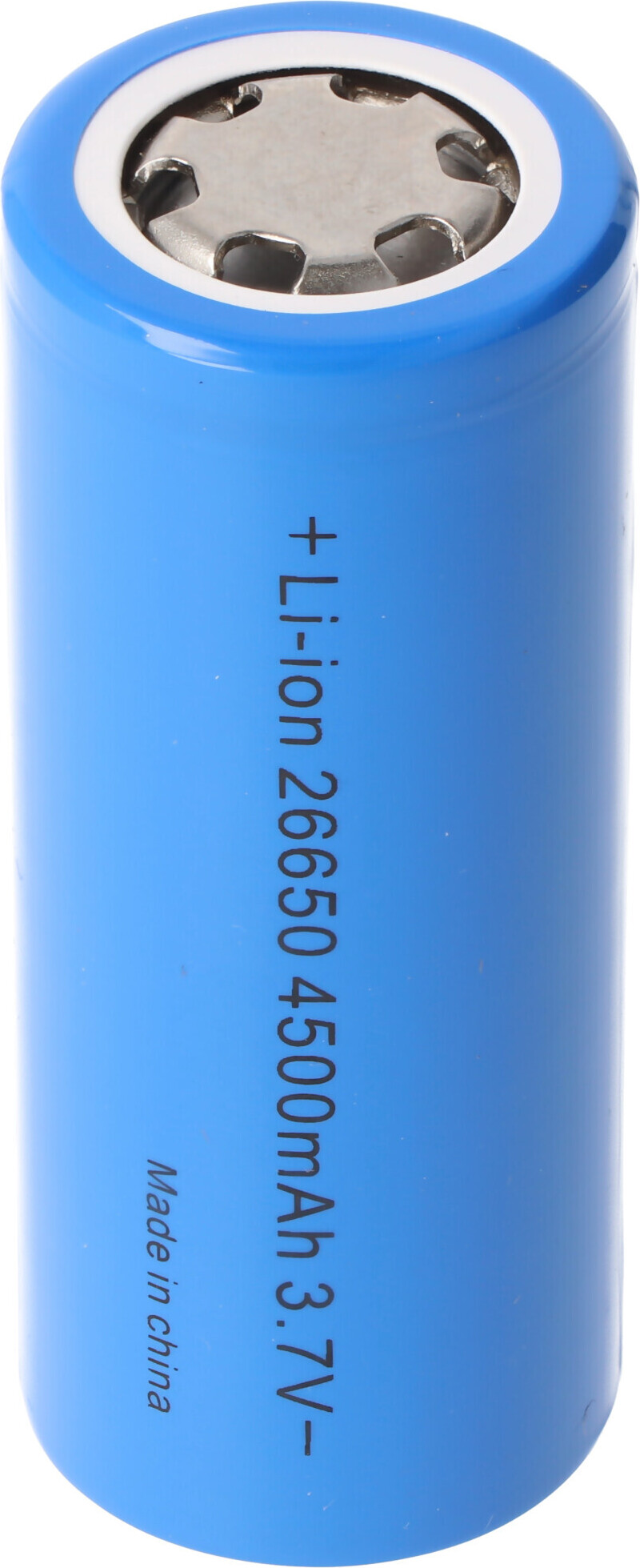 AccuCell 4500mAh Li-ion Akku 26650A, 3,6V/3,7V, max. 15A Entladestrom, thermisch stabil, 26,5x65,2mm