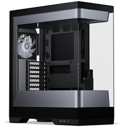 Phanteks Evolv S2 Midi-Tower, E-ATX Gehäuse mit RGB-Beleuchtung und Tempered Glass - schwarz