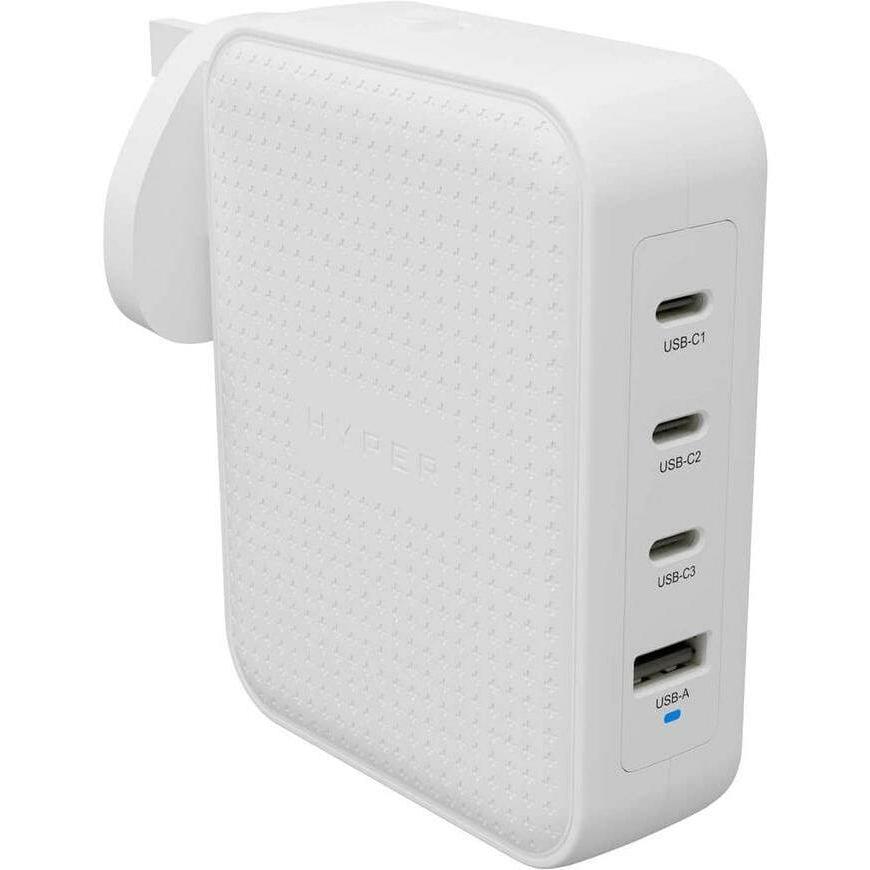 Targus 145W GaN Charger, USB Ladegerät mit 4 Anschlüssen, Weiss, unterstützt Quick Charge 3.0 und Power Delivery 3.1
