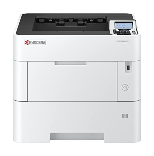 Kyocera Klimaschutz-System Ecosys PA5000x Laserdrucker: Schwarz-Weiß, Duplex-Einheit, 50 Seiten pro Minute, 100+500 Blatt Papierzufuhr, Gigabit LAN. Inkl. Mobile Print Funktion, Nachfolger von P3150dn