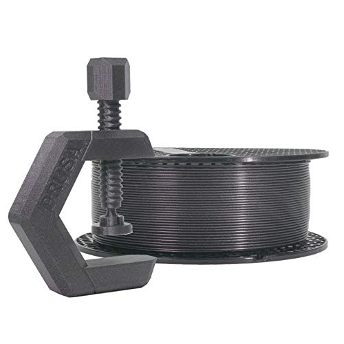 Prusament PETG Prusa Galaxy Black Filament, 1,75 mm, 1 kg Spule, Durchmessertoleranz +/- 0,02 mm, hohe Fertigungspräzision