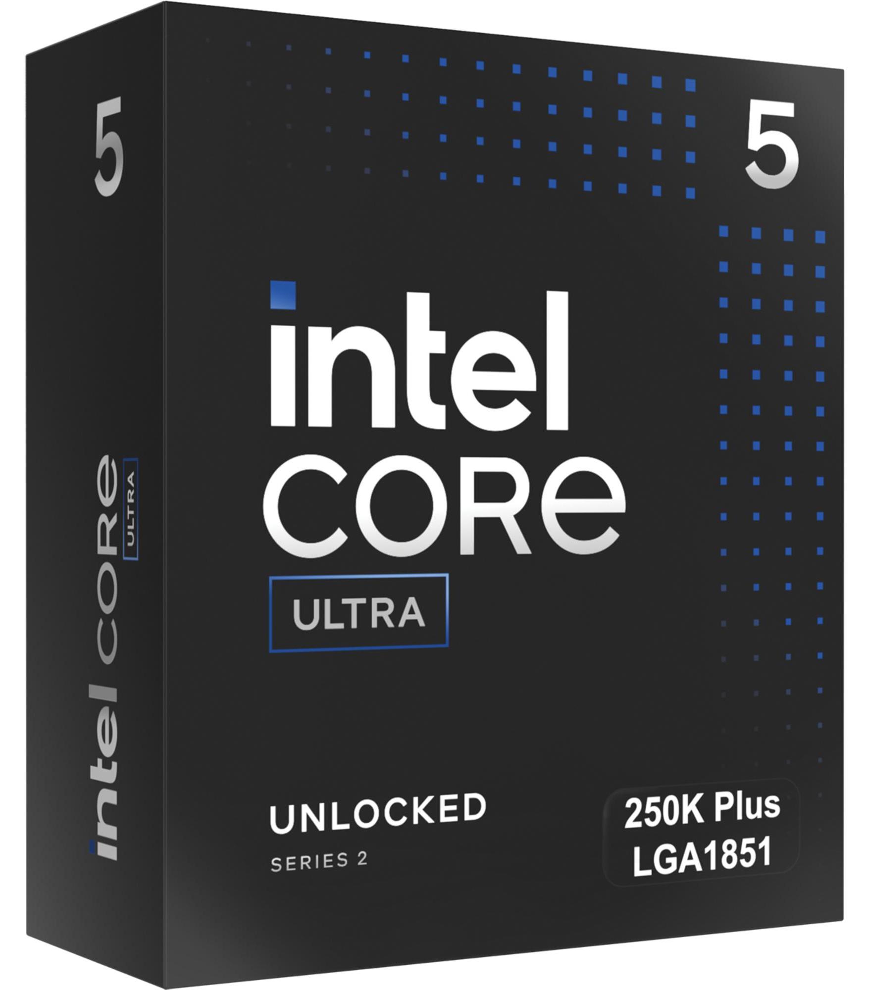 Intel Core Ultra 5 250K Plus, Prozessor mit Intel AI Boost, PCIe Gen 5.0, DDR5 und Multi-Core-Architektur