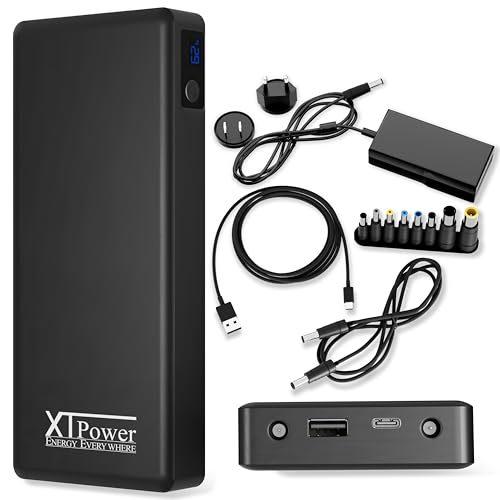 XTPower® PowerBank XT-40000DC-PA, 40000mAh Hochkapazitäts-Powerbank mit LED-Anzeige, 80W DC, USB QC3-Anschluss, Schnellladung, gleichzeitiges Laden & Entladen, kompakt und leicht
