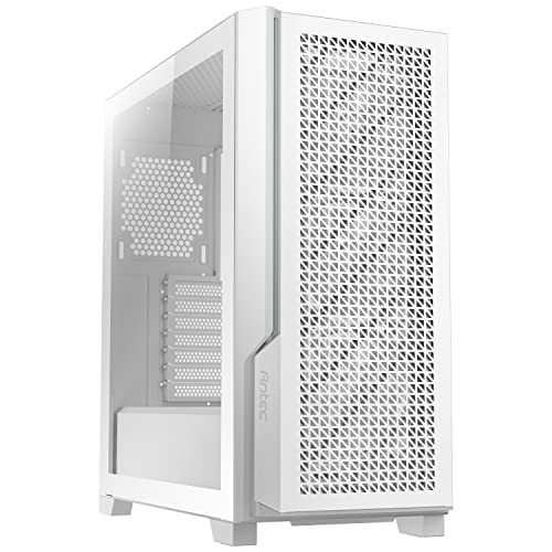 Antec Performance Series P20C Weiß, Massive Metal Mesh Front Panel, 3 x 120mm PWM White Fans, Type-C 3.2 Gen2 Ready, 2 x 360mm Radiator gleichzeitig, GPU Bracket, Mid-Tower E-ATX PC Computer ase
