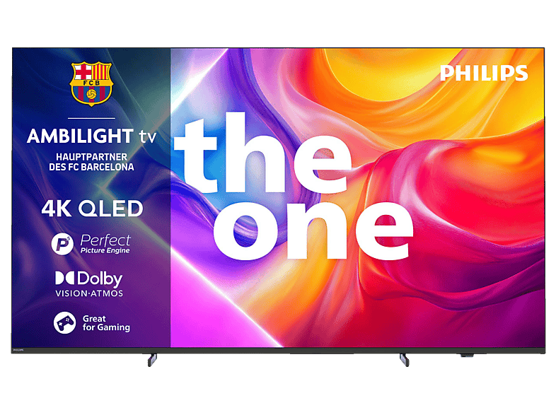 PHILIPS 85PUS9000/12 QLED Ambilight TV, 85 Zoll / 215 cm, UHD 4K, SMART TV mit Ambilight