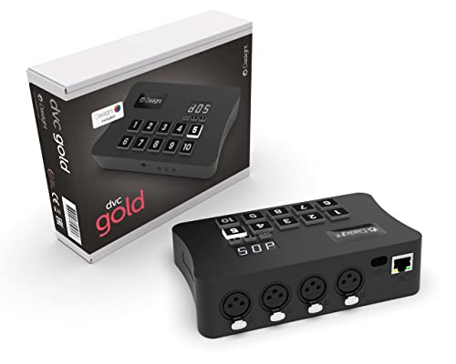 Daslight DVC GOLD, DMX-Schnittstelle mit USB-C und Ethernet, 1024 DMX-Kanäle, vollständige Lizenz für Daslight 4 und 5