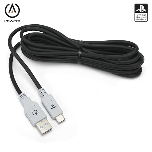 PowerA 1516957-01 USB-Kabel, 3 m, USB A zu USB C, schwarz, robust ...