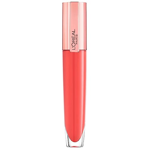L'Oréal Paris Glänzender Lipgloss I Inflate, mit Hyaluronsäure und Kollagen-AS-Fragmenten, Glow Paradise Brilliant Signature Plump-in-Gloss, Nr. 410