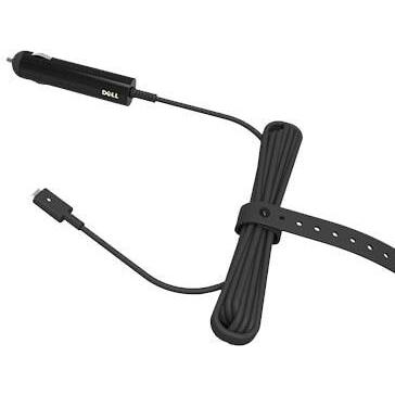 Dell Auto/Air Adapter 65W USB-C, Notebook Netzteil für diverse Dell Modelle, Schwarz