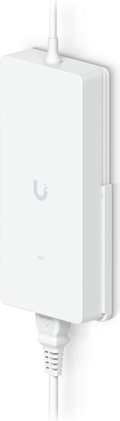 Ubiquiti UniFi AC Adapter 210 W, Netzadapter für PoE-Switches, Wandmontage, weiß
