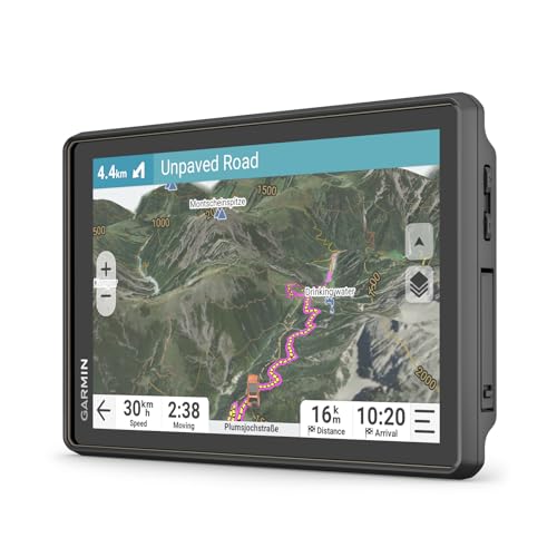 Garmin Tread 2 Overland Edition, robustes All-Terrain-Navi mit 8" Touchdisplay, integrierter inReach Messenger, fahrzeugspezifische Routenführung, Topo-Karten für Europa, Afrika und Nahen Osten