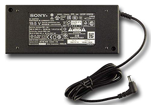 Sony AC-Adapter ACDP-120E, 120 W Notebook Netzteil für kompatible Sony-Geräte, Schwarz