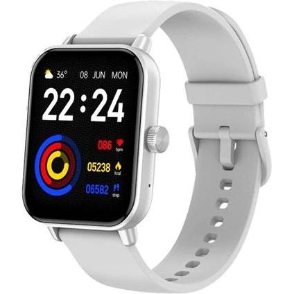 Carneo Versa Hr+ Smartwatch, Silber, Fitness-Tracking, Herzfrequenzmessung, Benachrichtigungen