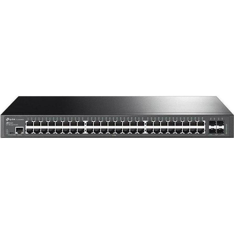 TP-Link SG3452X, 48-Port JetStream-Schalter mit 4 x 10G SFP+ Slots, Rackmontage, fortschrittliche Sicherheitsfunktionen