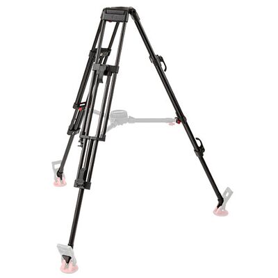 Sachtler Stativ ENG 2 D, Aluminium-Stativ für 100 mm Fluid-Köpfe, Tragfähigkeit bis 35 kg