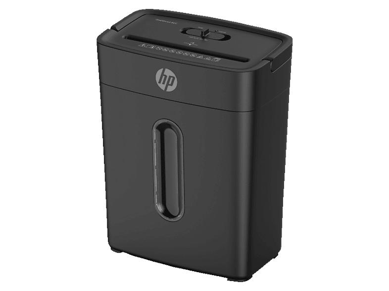 HP OneShred 6CC, Aktenvernichter mit Sicherheitsstufe P-4, 6 Blatt Schnittleistung, Schwarz