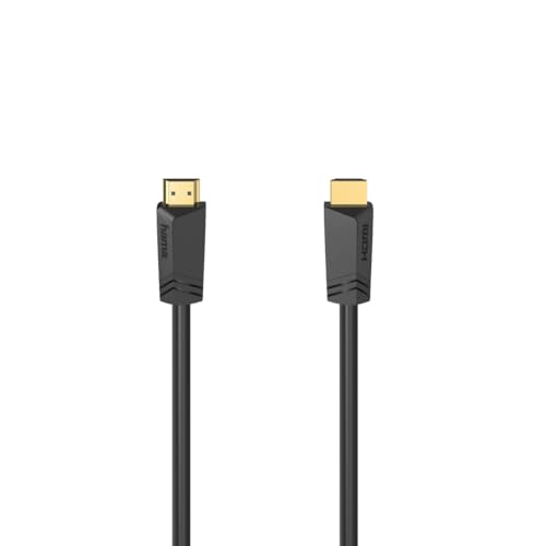 Hama HDMI Kabel 5 Meter Ultra High Speed (4K / 8K, 48 Gbit/s, eARC, Ethernet, HDR) 5m, schwarz