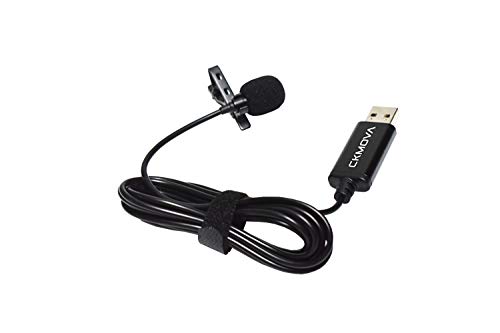 CKMOVA LUM2 - Lavalier USB Mikrofon für Windows & Mac & Laptop Computer mit Typ-A Port für Zoom-Metting, SoftTeam und Livestreaming (2 m)