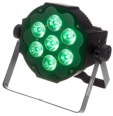 Varytec LED Pad 7, 7x10W 5in1 RGBWA Scheinwerfer mit hoher Leuchtkraft und DMX-Steuerung
