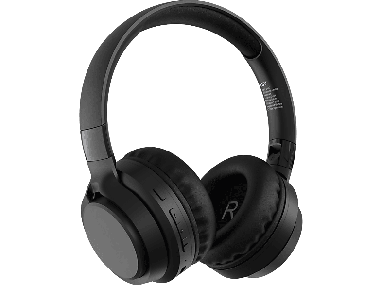 ISY IBH-2400-BK, On-ear Bluetooth Kopfhörer mit klarer Klangqualität, Schwarz