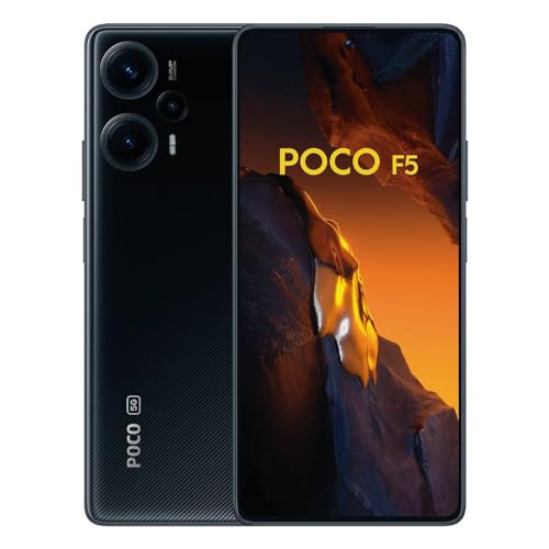 Xiaomi Poco F5 Smartphone 8GB+256GB Snapdragon 7+ Gen 2 6.67Inch 120hz OLED Display 5000mAh Battery 67W Fast Charging 64MP Camera（Global Version,Black