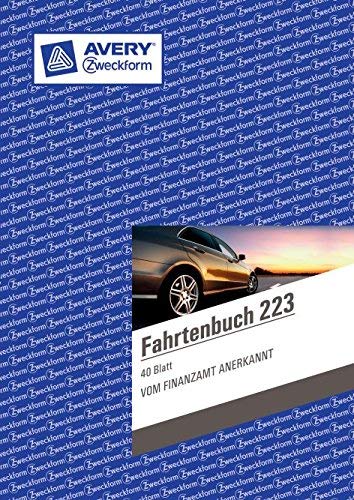 Avery Zweckform 223 Fahrtenbuch DIN A5 40 Blatt PKW LKW