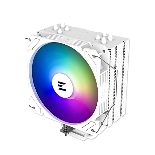 Zalman CNPS9X Performa ARGB White, 157mm CPU Kühler mit anpassbarer ARGB-Beleuchtung und Direct-Touch-Heatpipe-Technologie