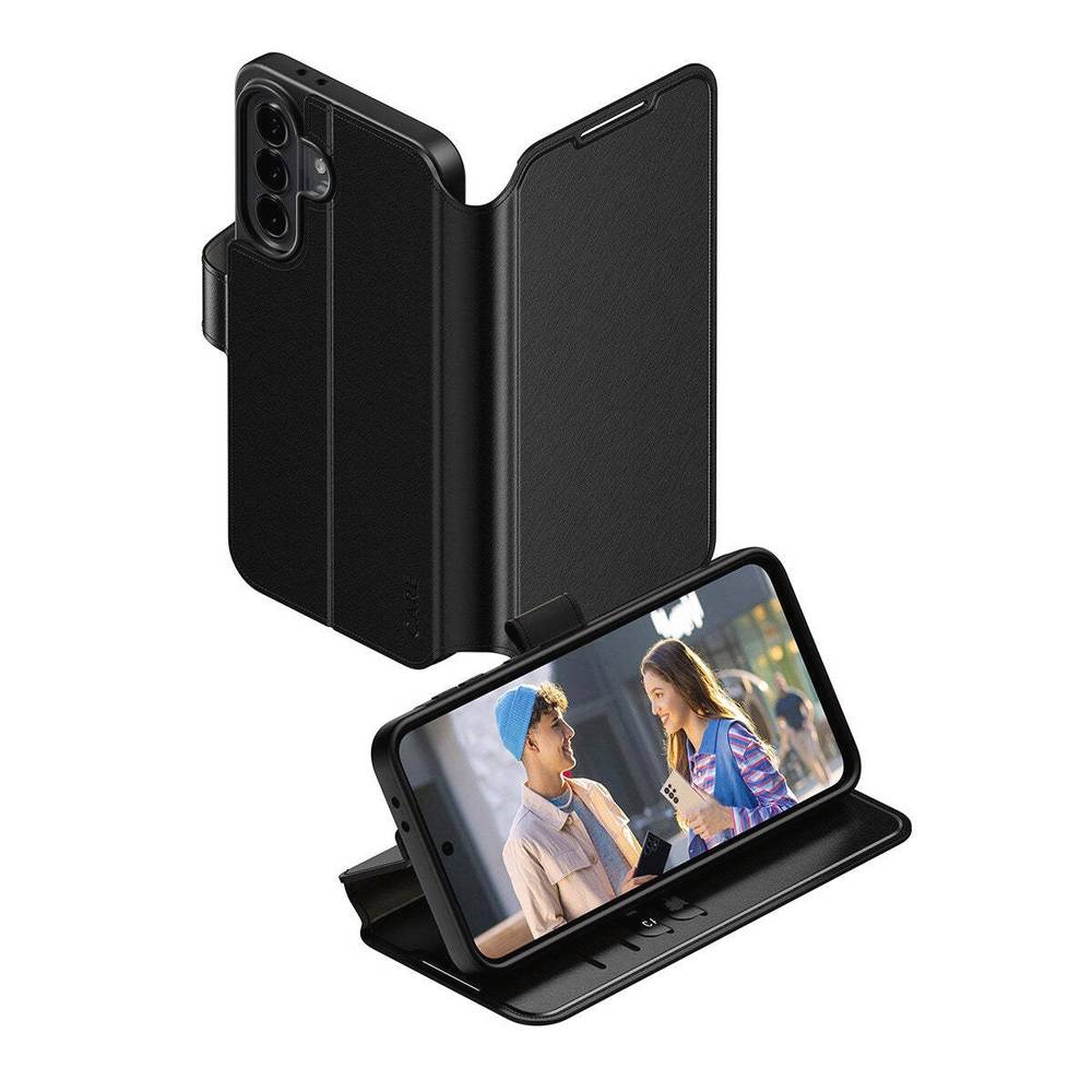 PanzerGlass CARE Booklet Samsung Galaxy A37, schwarzes Wallet Case mit ...