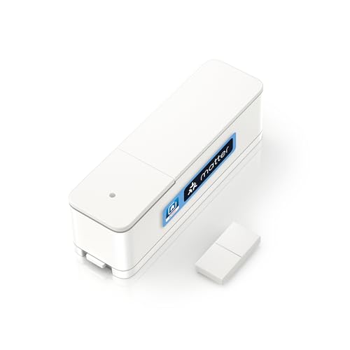 BOSCH Smart Home Tür-/Fensterkontakt II [+M], Multifunktionaler Tür-/Fenster-Sensor mit Alarmfunktion, Weiß